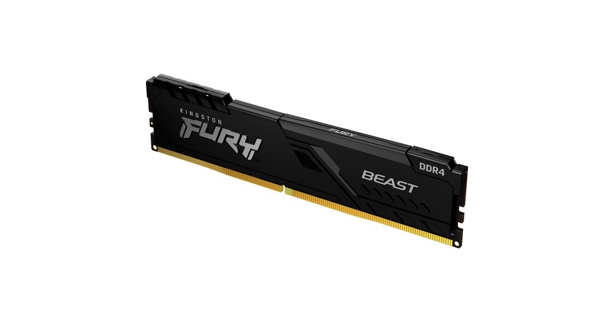Kingston FURY 16 GB DDR4-3200 werkgeheugen Zwart, KF432C16BB1/16