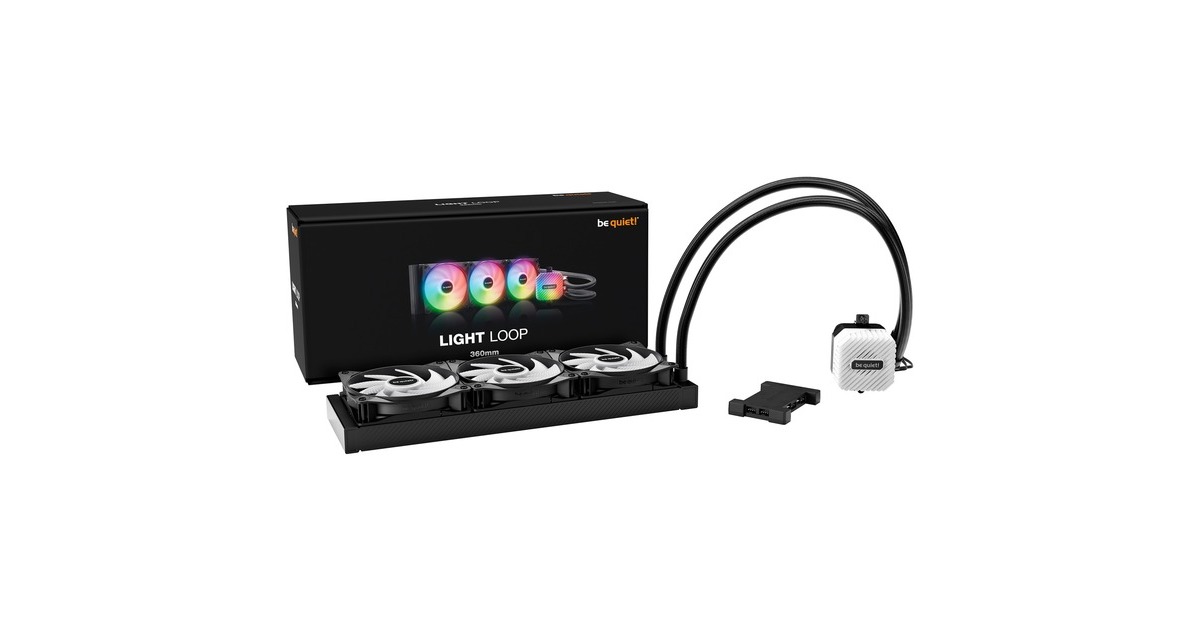 LIGHT LOOP | 360mm Refrigeradores con agua con funcionamiento silencioso de be quiet LIGHT LOOP | 360mm Refrigeradores con agua con funcionamiento silencioso de be quiet