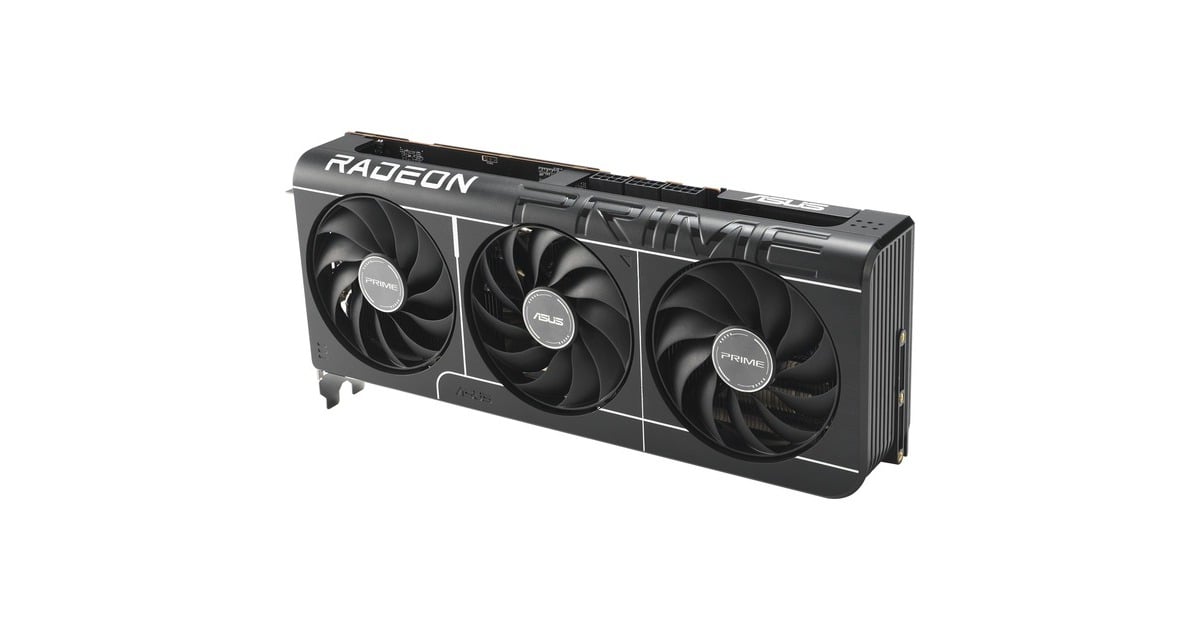 ASUS PRIME Radeon RX 9070 XT OC grafische kaart Grijs, 3x