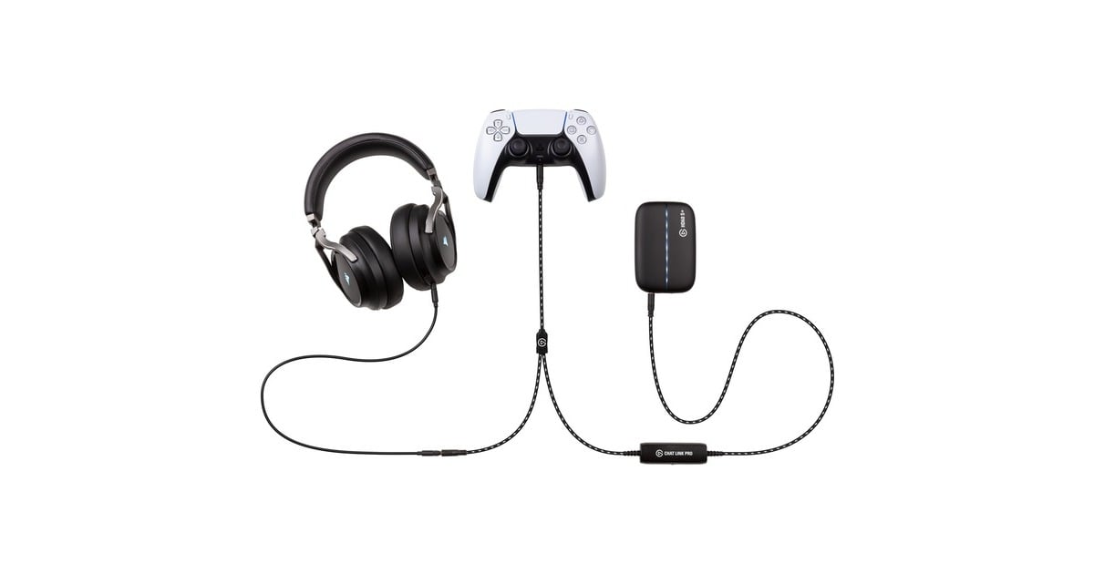 elgato Chat Link Pro kabel Zwart, PS5, PS4, Nintendo Switch