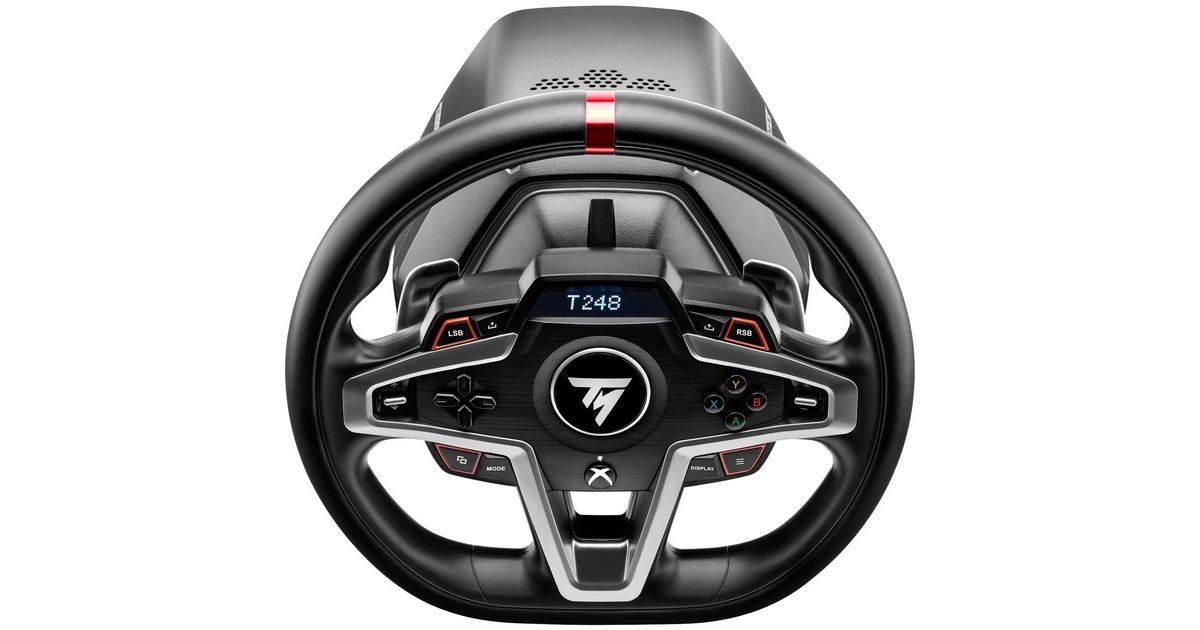 Thrustmaster T248 stuur Zwart/zilver, Pc, Xbox One, Xbox series X|S