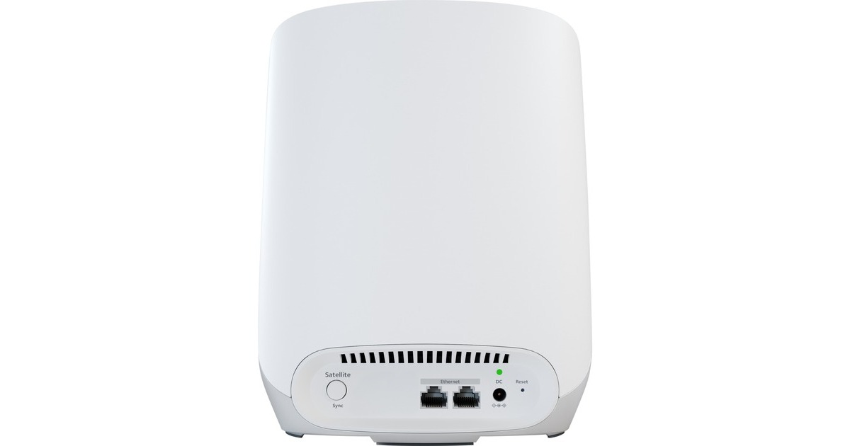 NETGEAR Orbi RBK763s Tri-band Mesh WiFi 6 Systeem mesh router Wit, 1x ...