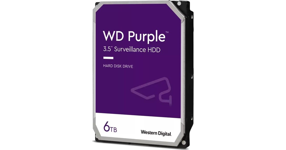WD Purple 6 TB harde schijf WD64PURZ, SATA 600