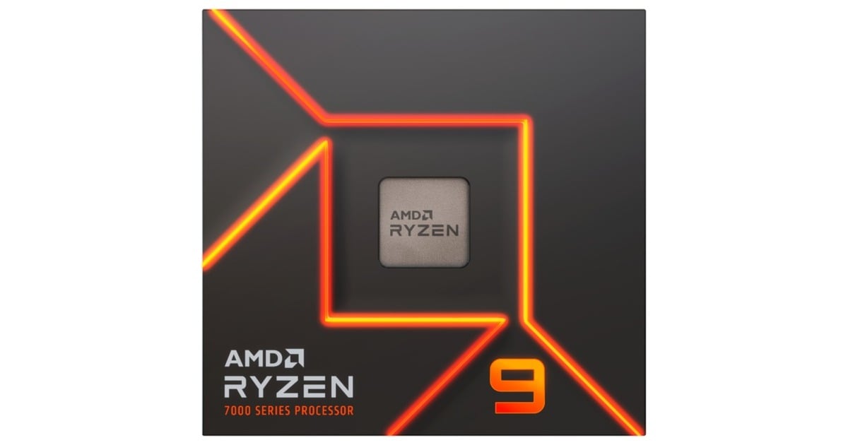 AMD Ryzen 9 7900X, 4,7 GHz (5,6 GHz Turbo Boost) socket AM5