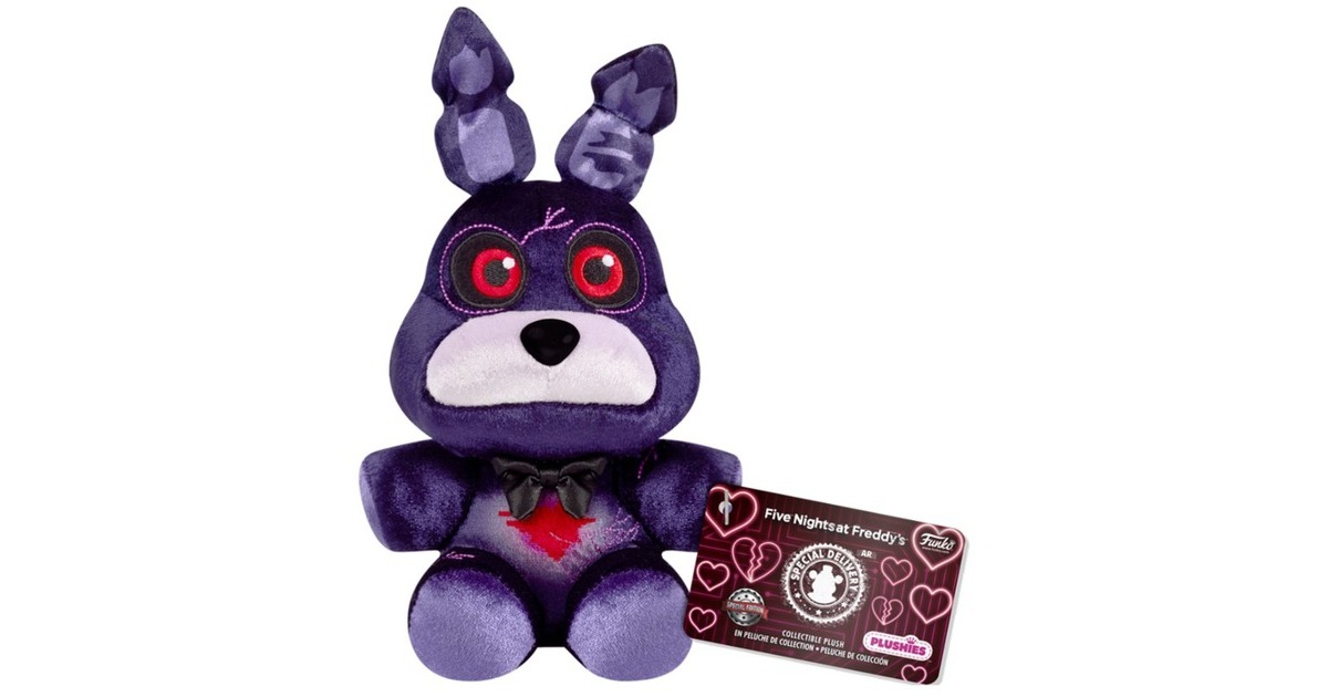 Funko Five Nights At Freddy's Black Heart Bonnie  Glow In The Dark 6 In Action Figure