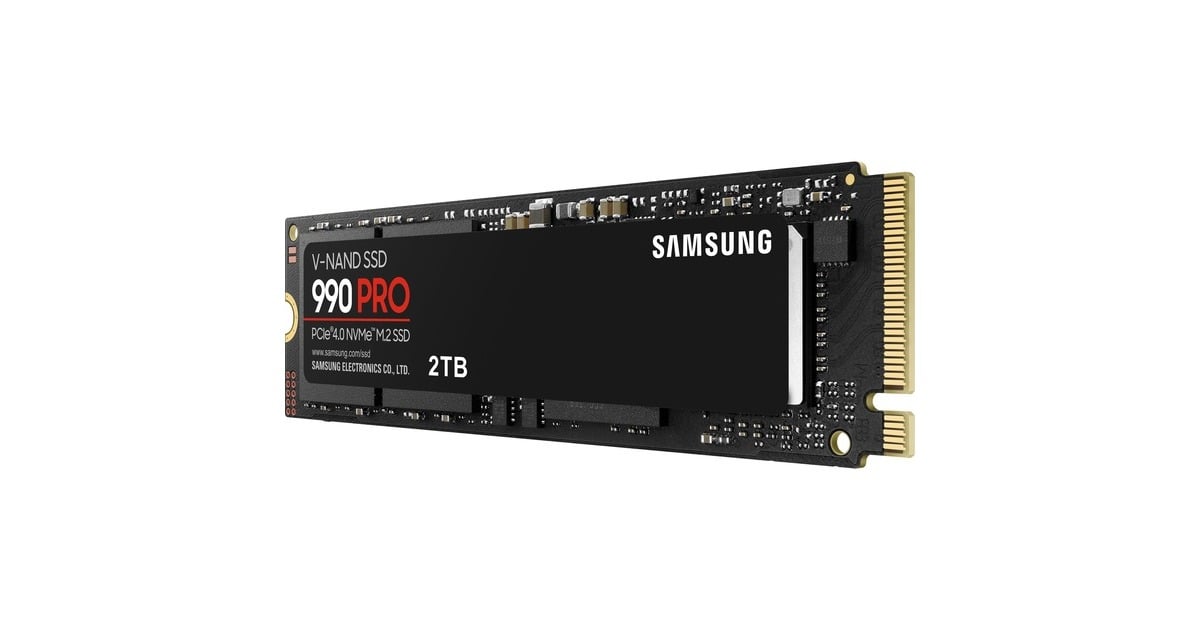 Samsung 990 PRO 2 TB SSD MZ-V9P2T0BW, PCIe Gen 4.0 x4, NVMe 2.0