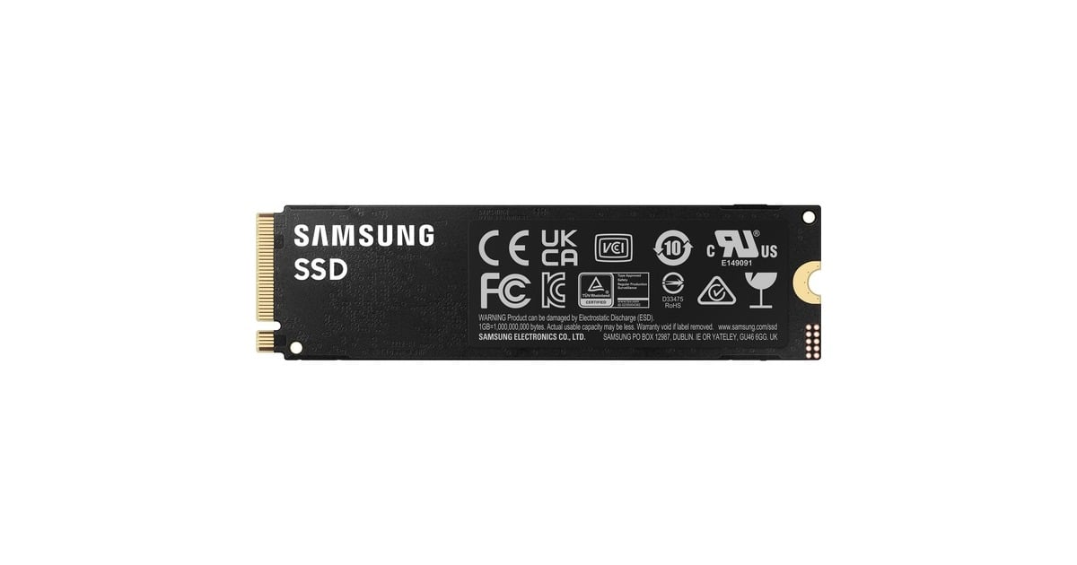 Samsung 990 PRO 2 TB SSD MZ-V9P2T0BW, PCIe Gen 4.0 x4, NVMe 2.0