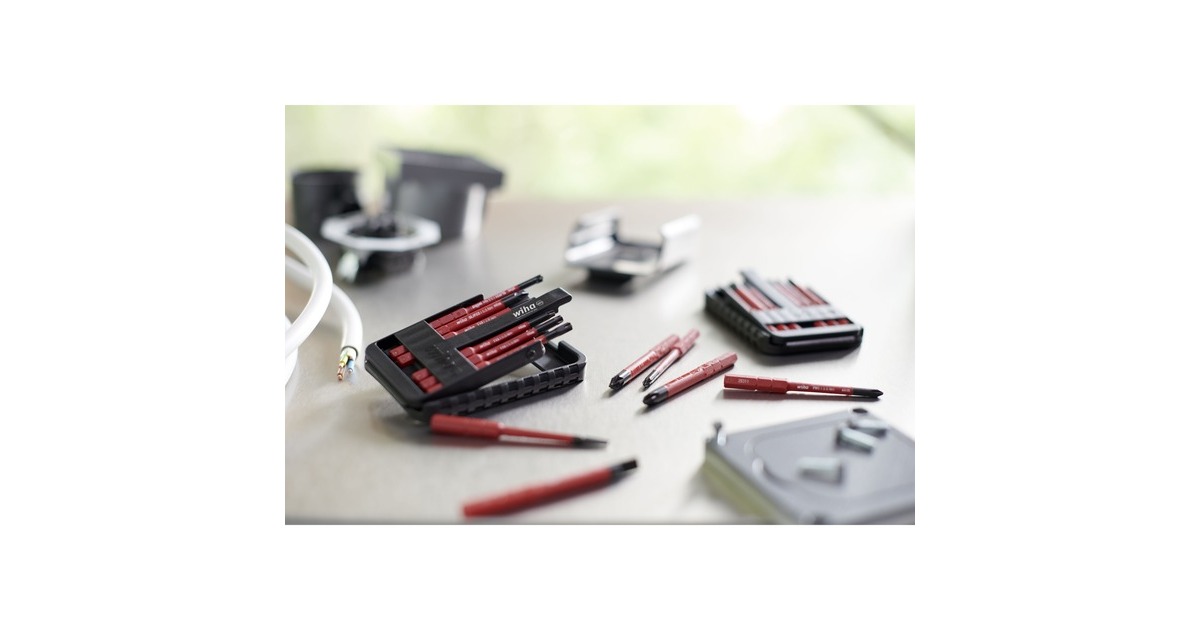 WIHA 41479 Juego De Adaptador Dinamométrico EasyTorque Electric 1000 V Para Soporte Slimbit Y Slimvario En Blister 5 Uds