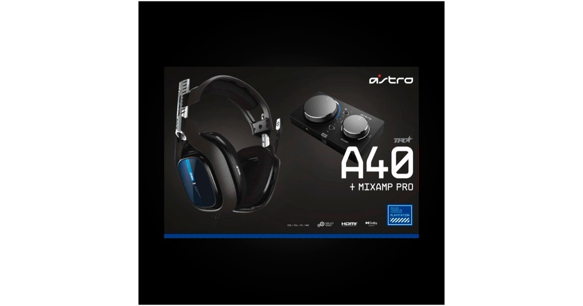 ASTRO Gaming A40 TR headset MixAmp Pro TR gaming headset Zwart