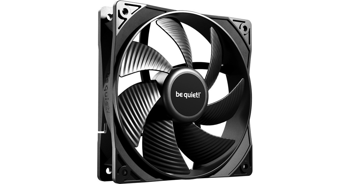 be quiet! Pure Wings 3 120mm case fan Zwart, 3pin fanconnector