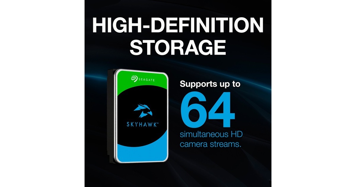Seagate SkyHawk 8 TB harde schijf SATA 6 Gb/s