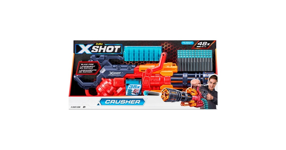 ZURU XShot Excel Crusher Blaster Dart blaster