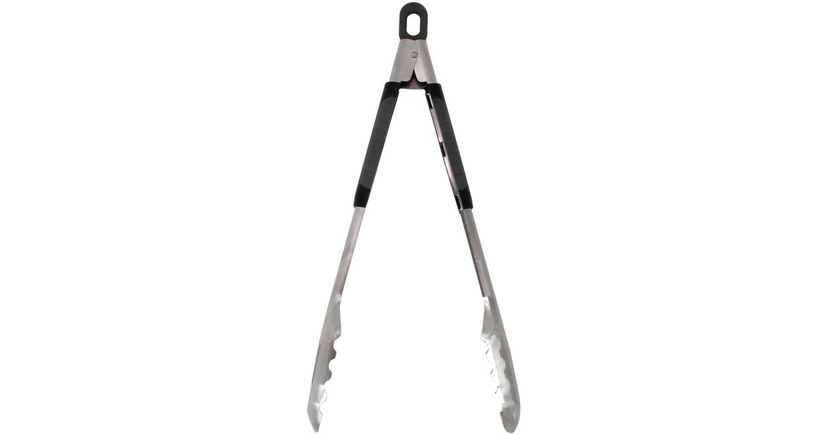 Char-Griller Spring Loaded Tongs grillbestek Roestvrij staal/zwart