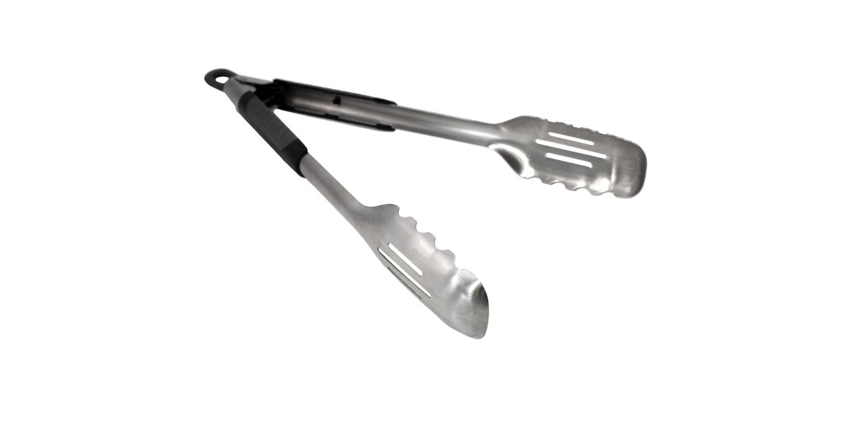 Char-Griller Spring Loaded Tongs grillbestek Roestvrij staal/zwart