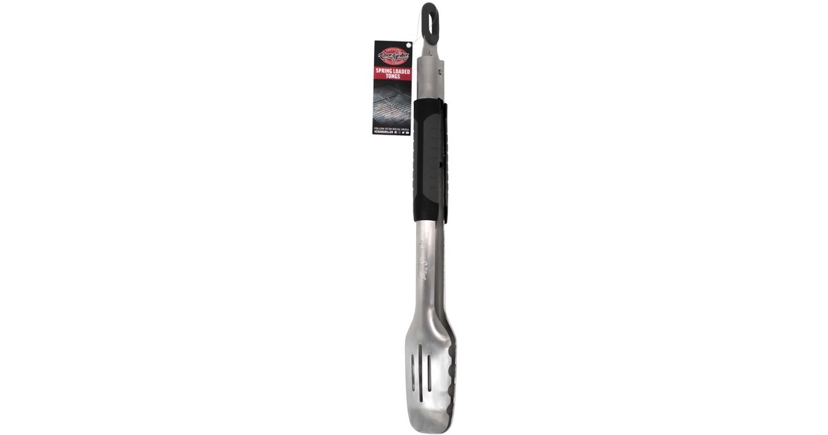 CharGriller Spring Loaded Tongs grillbestek