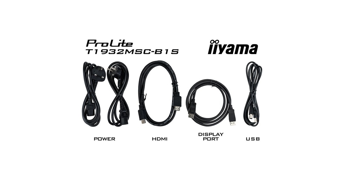 iiyama ProLite T1932MSC-B5X - Écran LED - 19 - écran tactile iiyama ProLite T1932MSC-B5X - Écran LED - 19 - écran tactile
