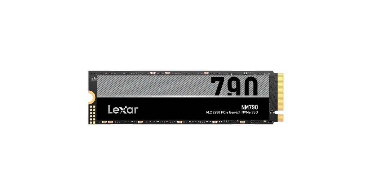 NVMe SDD Gen4×4 1TB Lexar NM790 1TB SSD PCIe 4.0 x4, NVMe 1.4, M.2 2280
