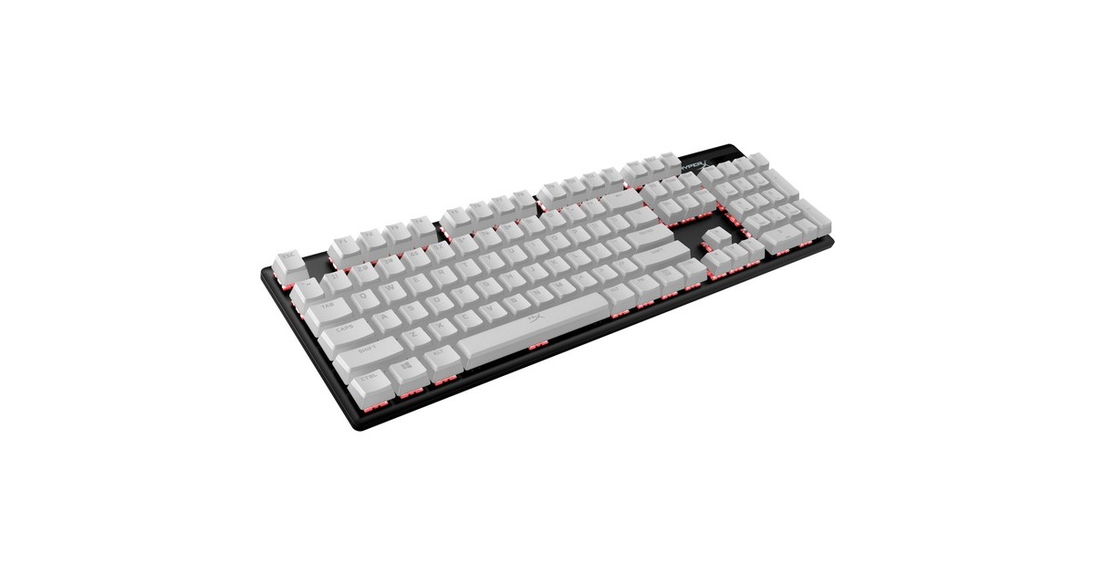 HyperX Pudding Keycaps Full Key Set (White PBT) Zwart/transparant