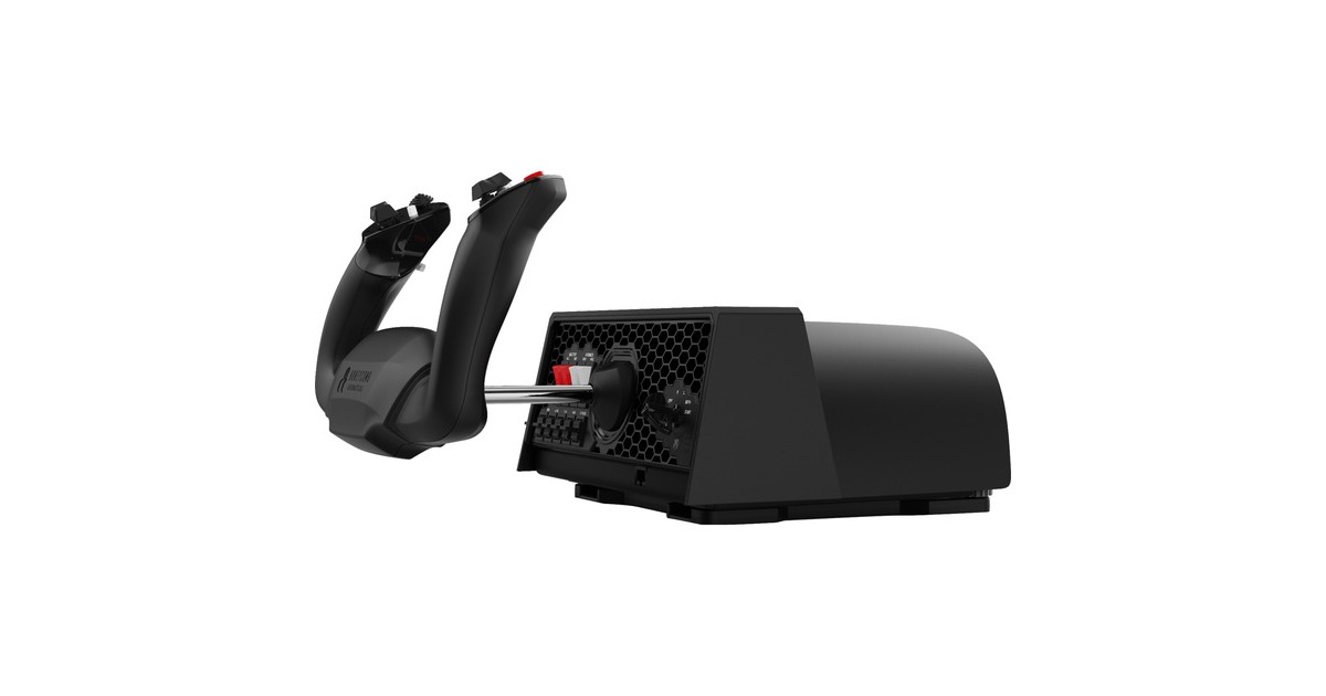 Aeronautical Alpha Flight Controls XPC gaming yoke Zwart