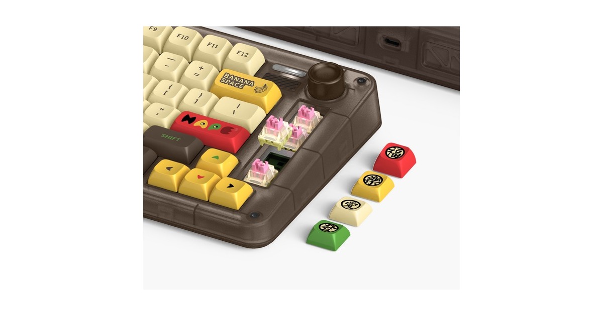 ♡HAPPY IQUNIX ZX75 Happy Ape Wireless Mechanical Keyboard|TKL