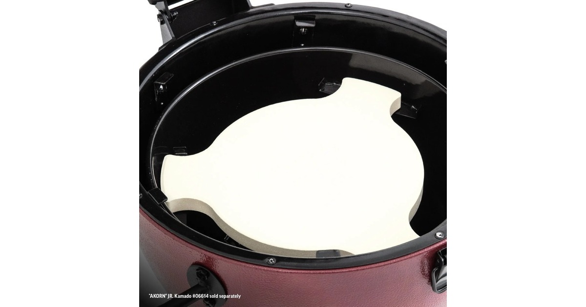Char-Griller AKORN Jr. Smokin' Stone en Heat Deflector afdekking Beige