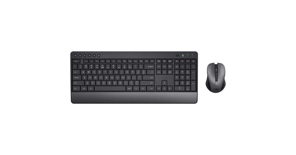 Teclado Ratón inalámbricos Trust Trezo · Trust · El Corte Inglés