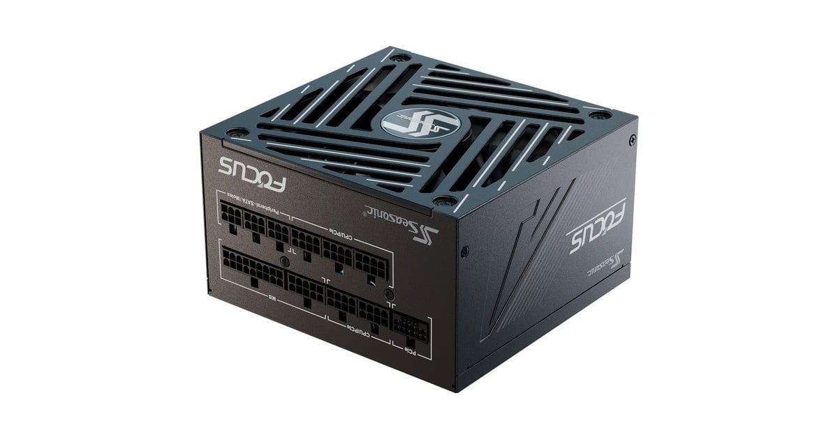 Seasonic FOCUS GX-1000-V4 ATX3.1 modulaire 1000 watt voeding Zwart
