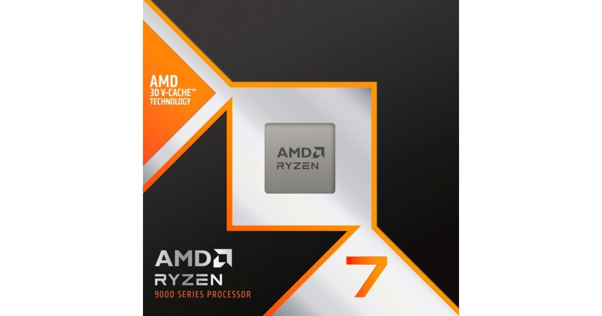 Ryzen 7 9800X3D, 4,7 GHz (5,2 GHz Turbo Boost) socket AM5 processor