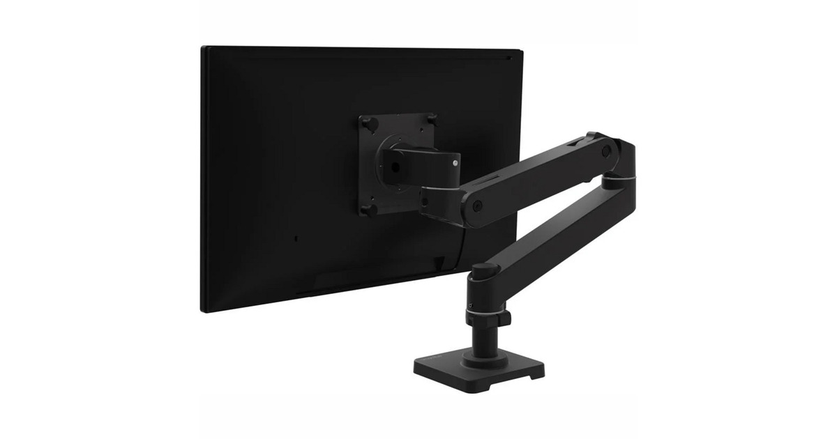 Ergotron LX Pro Desk Monitor Arm monitorarm Zwart