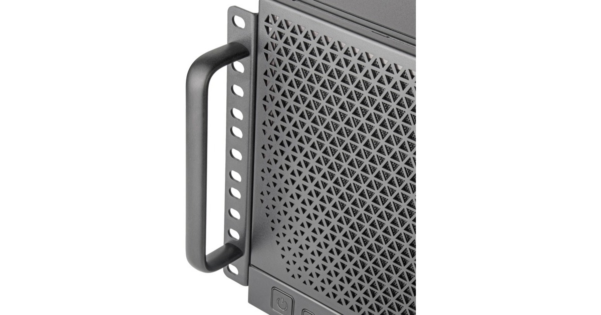 SilverStone RM51 rack behuizing Zwart | 5U | 2x USB-A | 1x USB-C