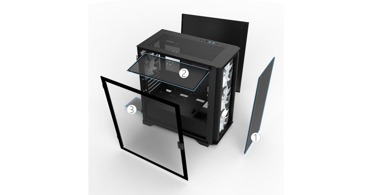 Montech AIR 100 ARGB - Ficha Técnica