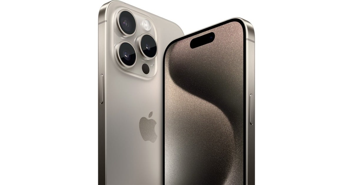Apple iPhone 15 Pro Max smartphone Titanium, 256 GB, iOS
