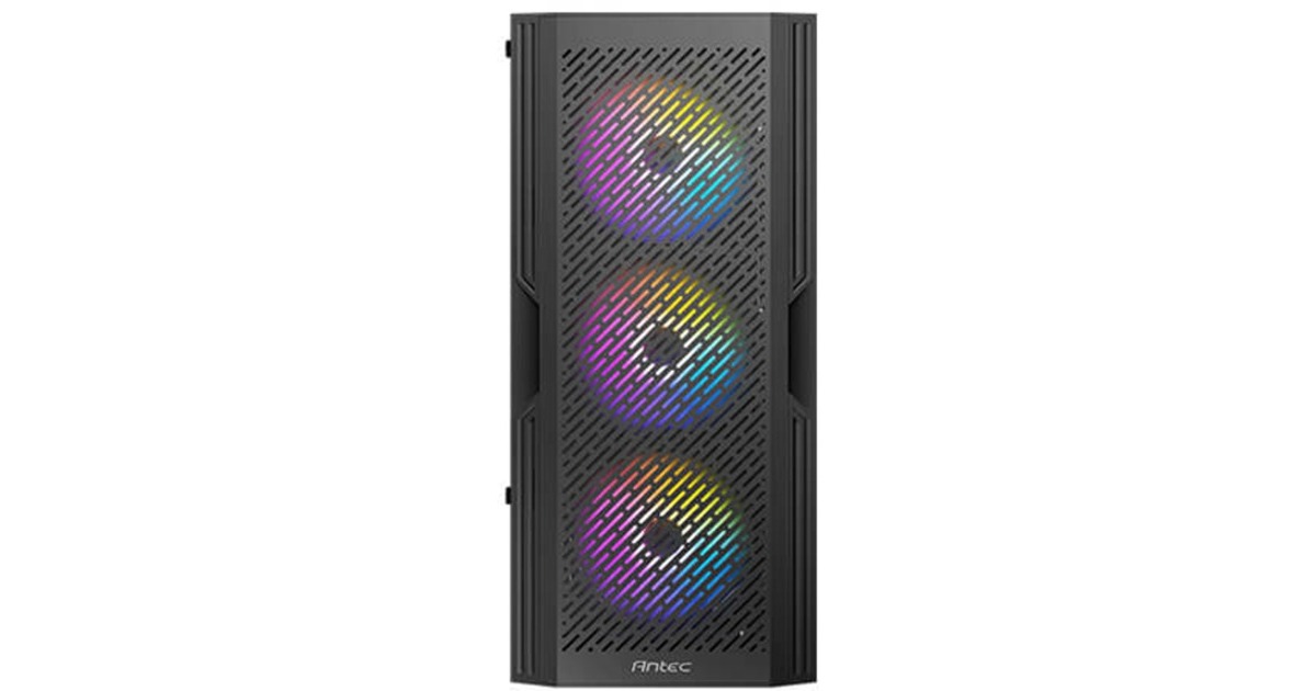 Gabinete Gamer Antec AX20 Elite, RGB, Mid-Tower, Lateral de Vidro, Com