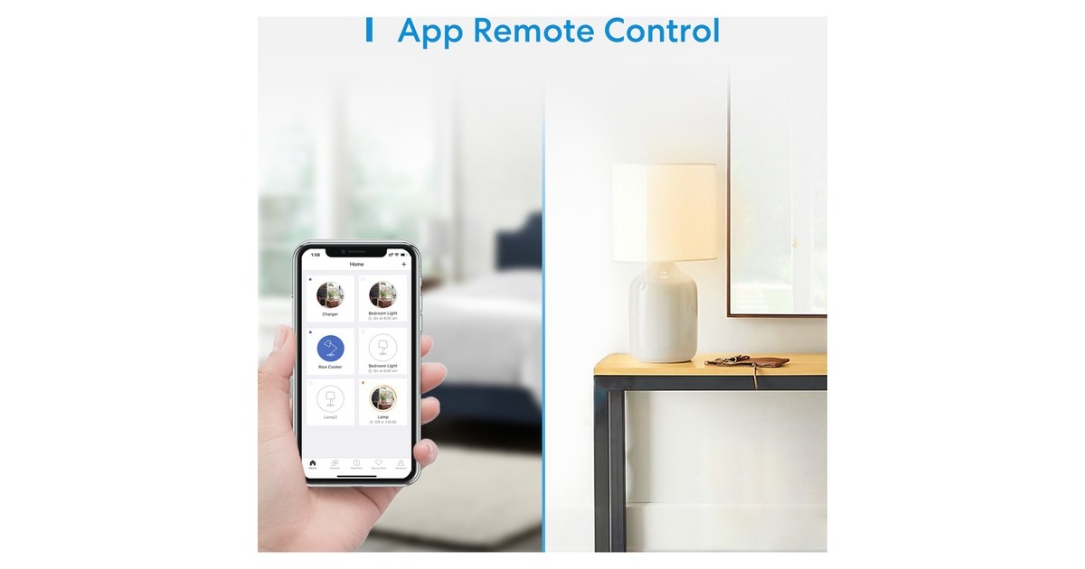 Meross MSS510 Smart WiFi Wall Switch schakelaar Wit