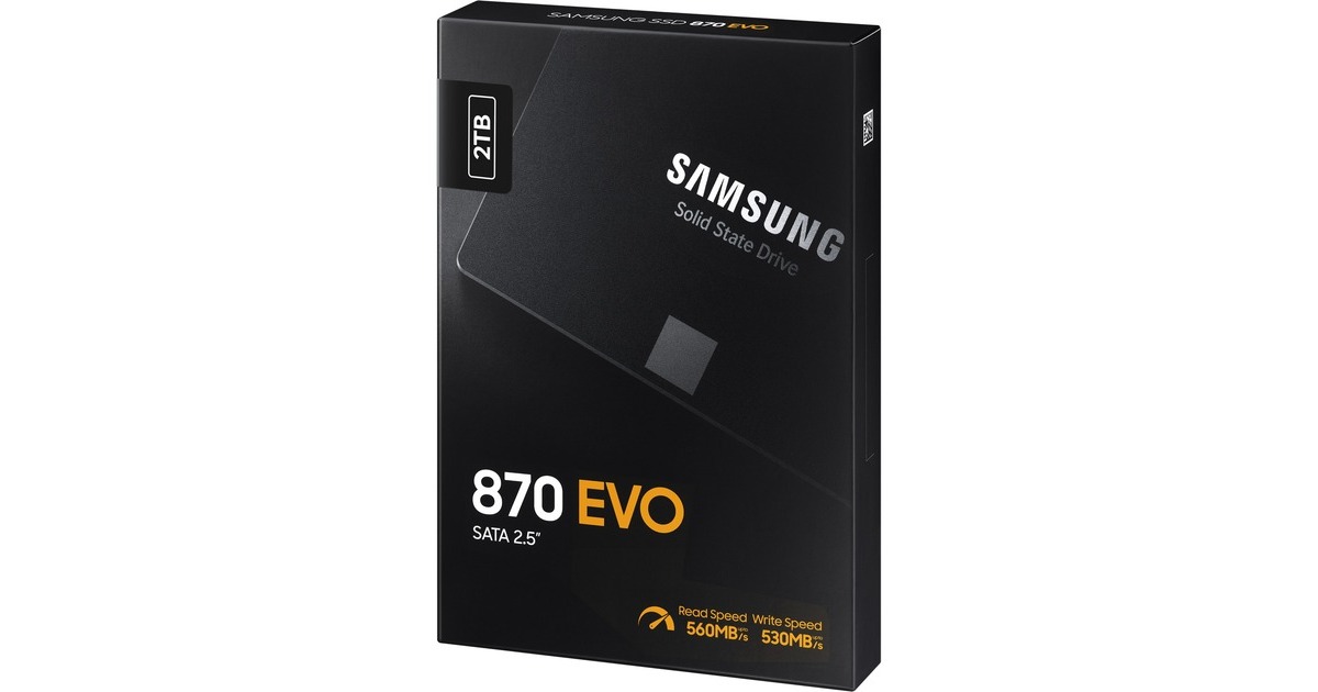 Samsung 870 EVO 2 TB SSD MZ-77E2T0B/EU, SATA/600