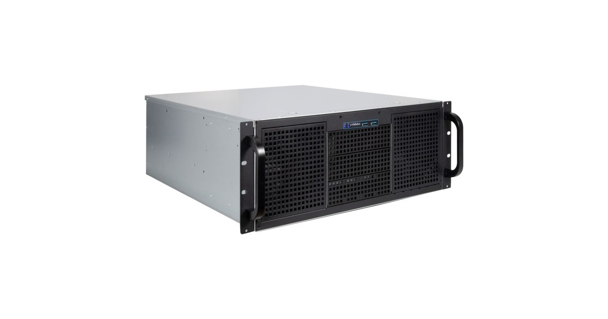 Blanko 480 mm (19) rack lege behuizing 2U, montagekit