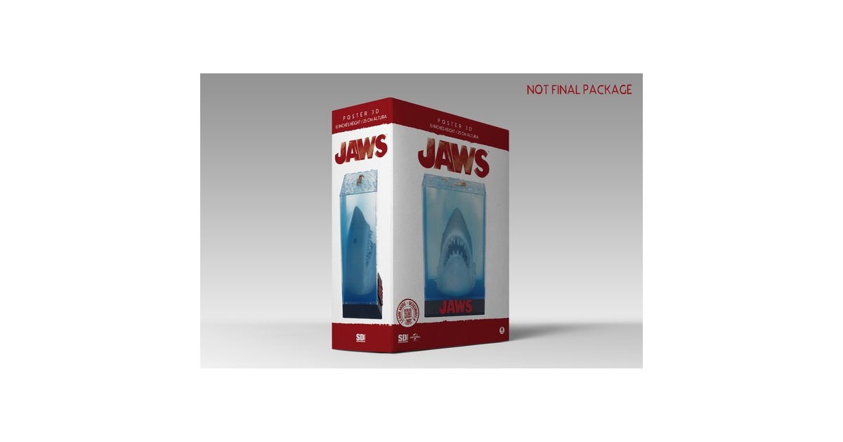 3d movie poster statue