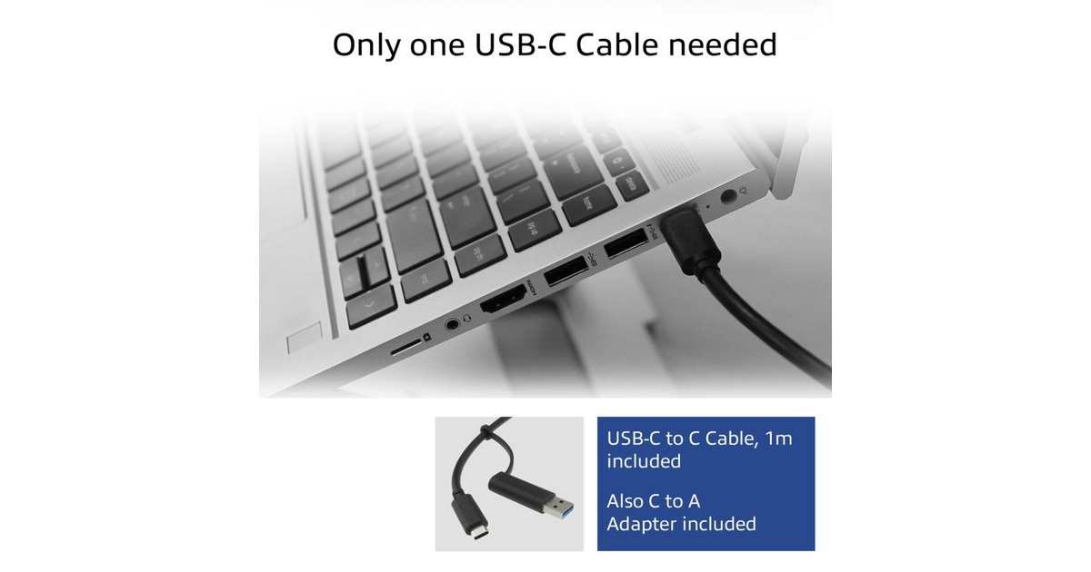 ACT AC7048 Docking Station USB-C Triple 4K Con DisplayLink - 100W Power Delivery, 5 USB-A, LAN Gigabit - Per Windows E Mac - 2