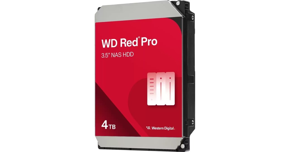 WD Red Pro 4 TB harde schijf WD4005FFBX, SATA 600, 24/7, AF