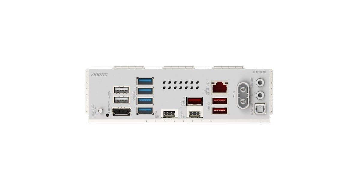 Ice Socket GIGABYTE X870E AORUS PRO ICE socket AM5 moederbord Zilver/wit, RAID, 2 ...