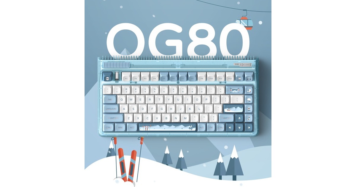 IQUNIX OG80 Wintertide Wireless Mechanical Keyboard, gaming
