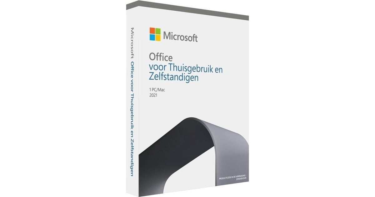 Microsoft Office voor Thuisgebruik en Zelfstandigen 2021 software