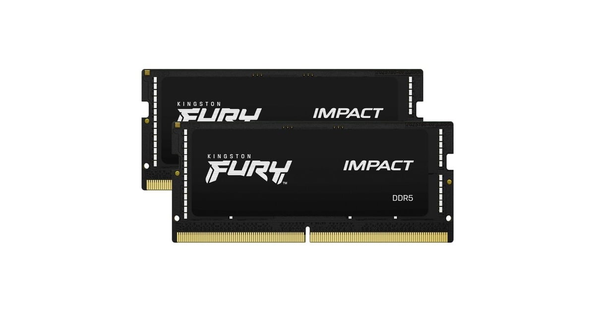 Kingston FURY Impact 32 GB DDR5-5600 (2x 16 GB) laptopgeheugen