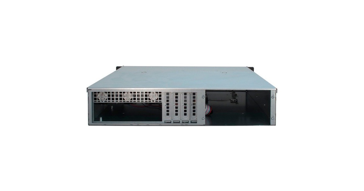 thumbnail: Rack Behuizing 2129 19 Inch 2U - Zilver/Zwart Met USB 3.0 + USB 2.0