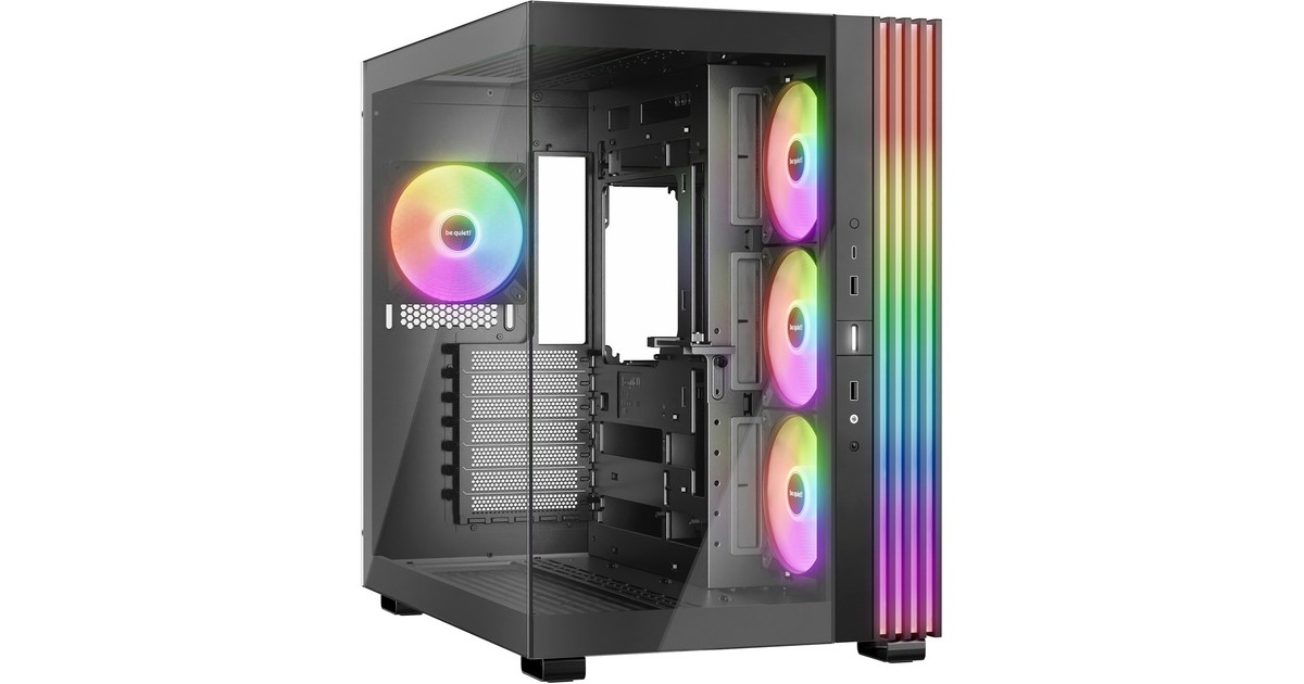 be quiet! Light Base 600 LX midi tower behuizing Zwart | 2x USB-A