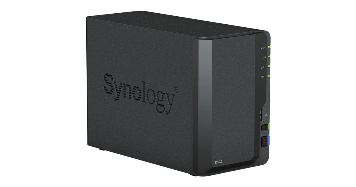 Synology DiskStation DS223 incl. 2x Seagate IronWolf 4 TB harde