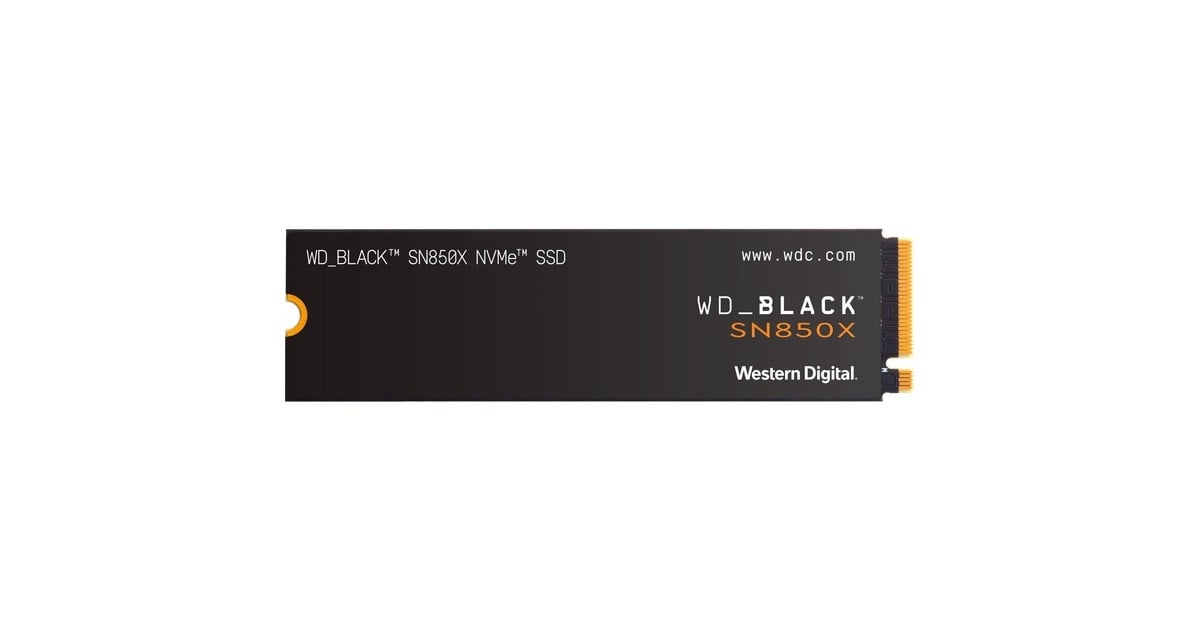 WD Black SN850X NVMe 4 TB SSD Zwart, PCIe 4.0 x4, NVMe, M.2 2280