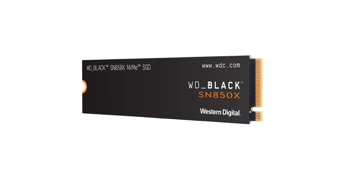 内蔵型SSD WD BLACK SN850X NVMe Gen4 SSD 8TB WD Black SN850X NVMe 4 TB SSD Zwart, PCIe 4.0 x4, NVMe, M.2 2280