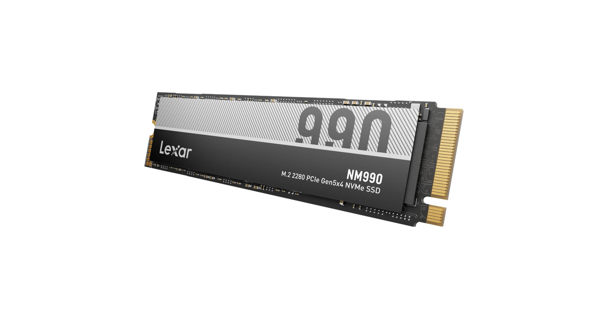 Lexar NM990 1 TB SSD PCIe 5.0 x4, NVMe 1.4, M.2 2280