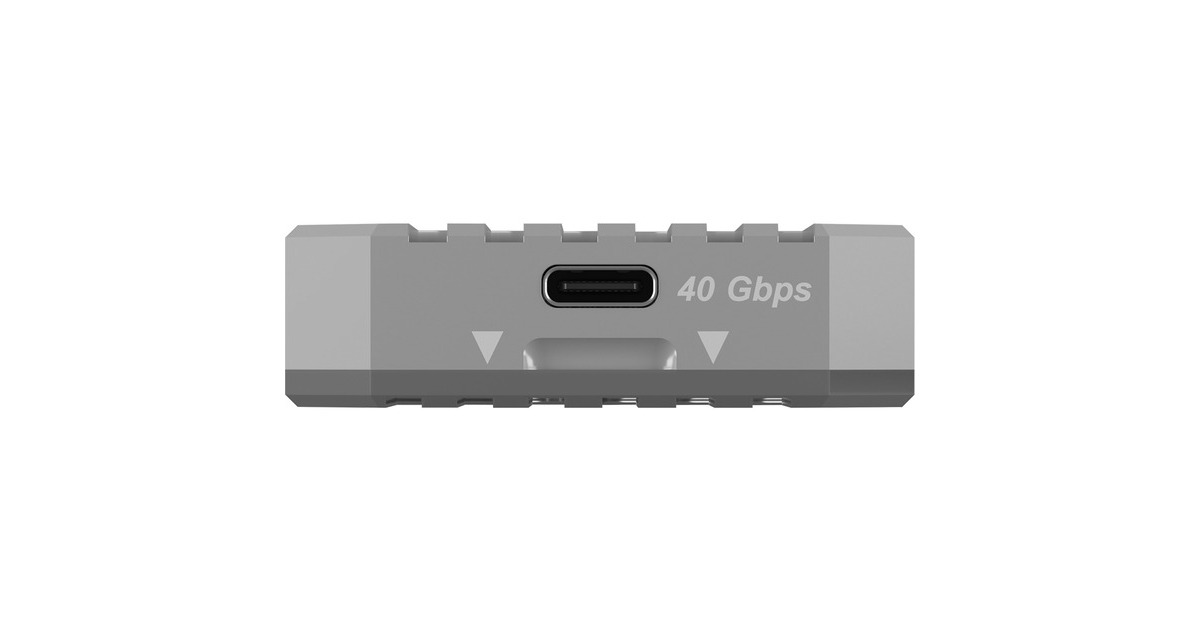 ICY BOX M.2 NVMe Behuizing USB4 (40 Gbit/s), Aluminium, Toolless